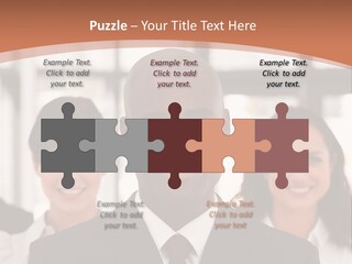 Male Leader Office PowerPoint Template