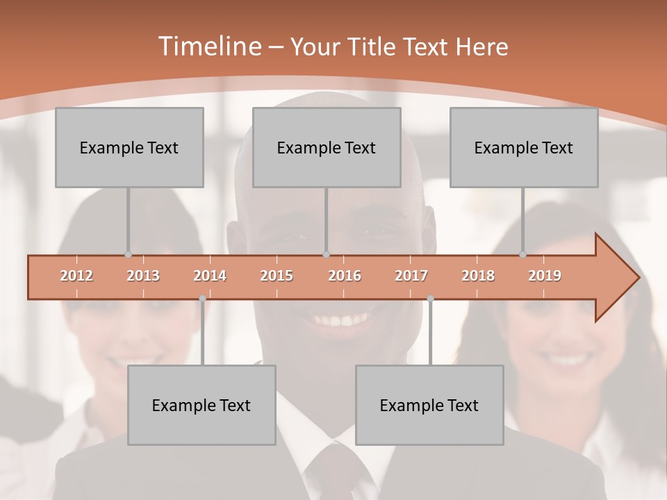 Male Leader Office PowerPoint Template