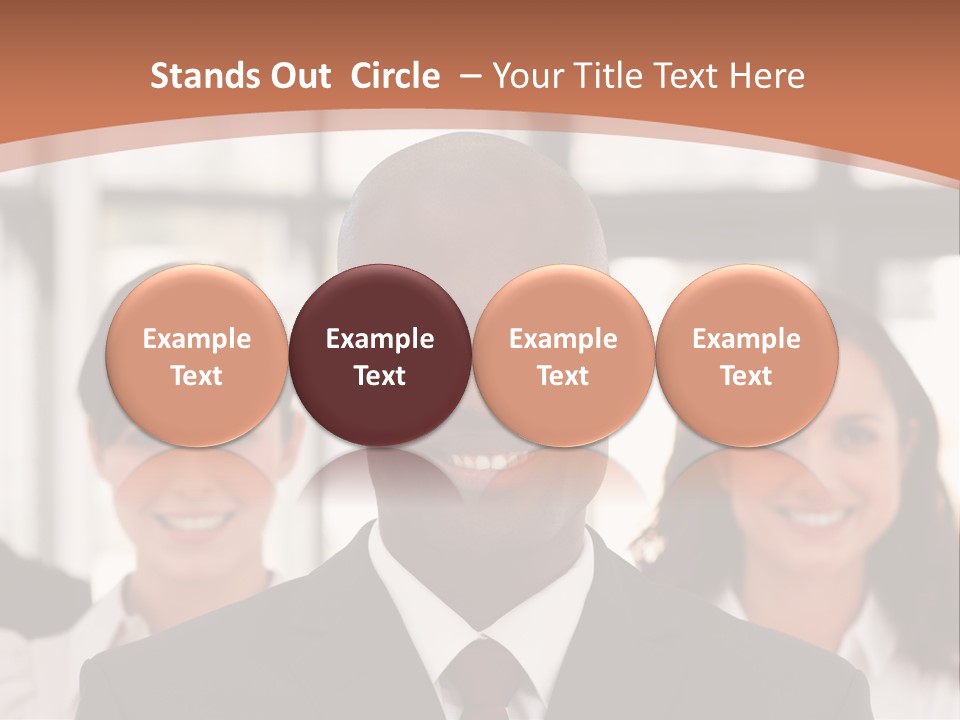 Male Leader Office PowerPoint Template