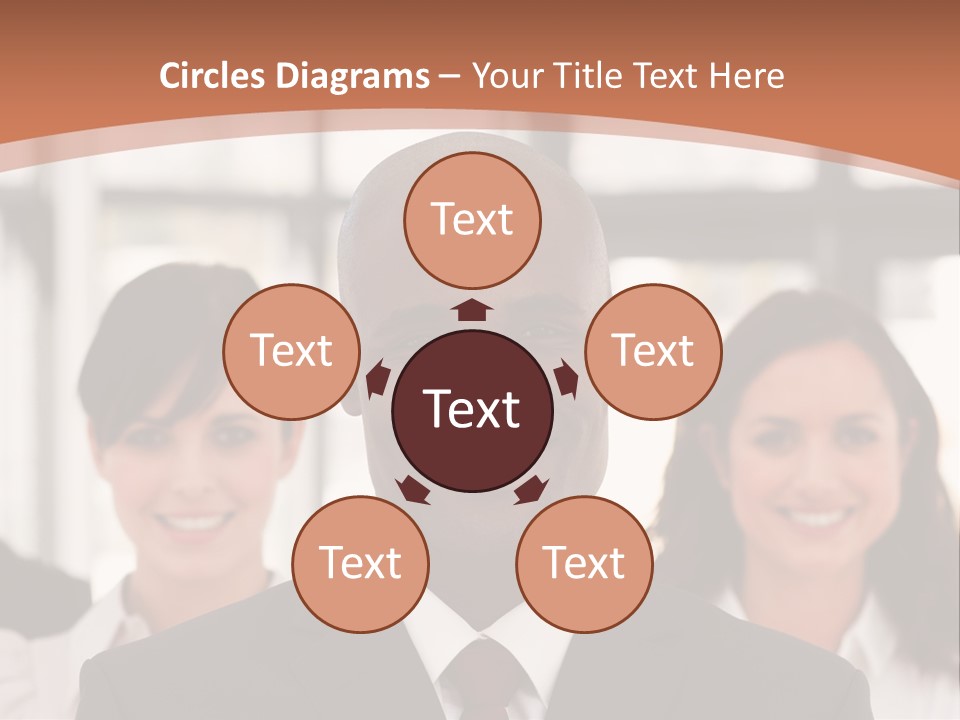 Male Leader Office PowerPoint Template