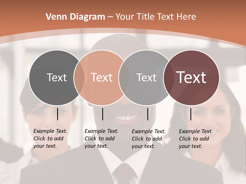 Male Leader Office PowerPoint Template
