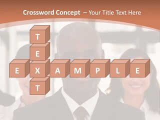 Male Leader Office PowerPoint Template