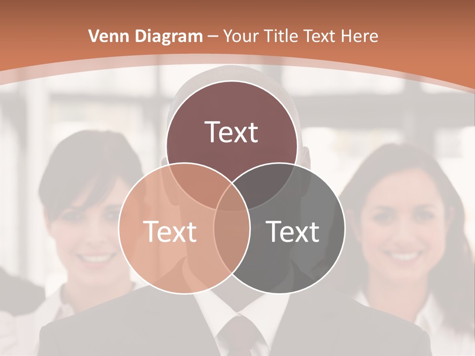 Male Leader Office PowerPoint Template