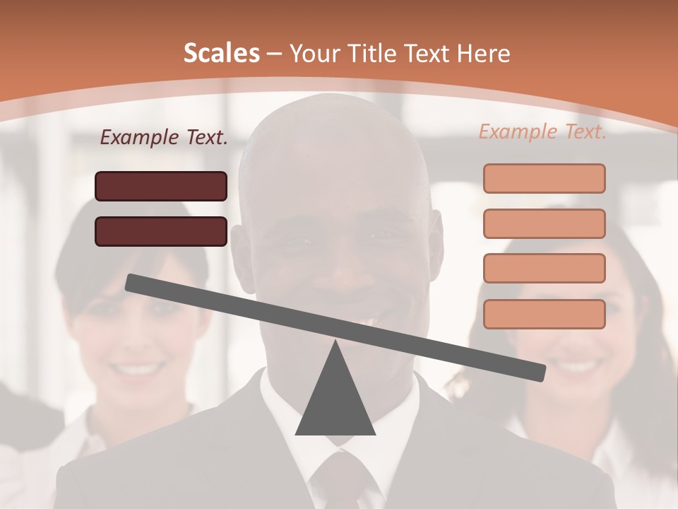 Male Leader Office PowerPoint Template