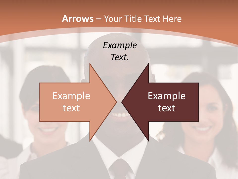 Male Leader Office PowerPoint Template