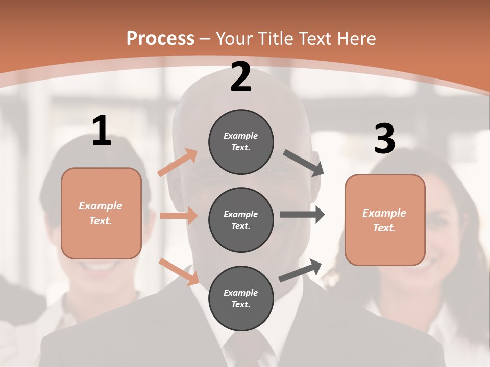 Male Leader Office PowerPoint Template