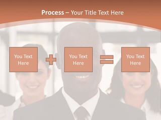 Male Leader Office PowerPoint Template
