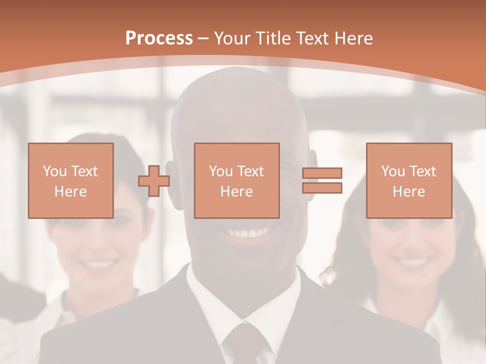 Male Leader Office PowerPoint Template