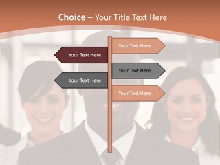 Male Leader Office PowerPoint Template