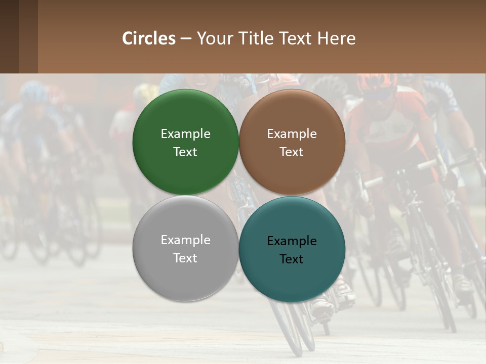 Trail Race Fun PowerPoint Template