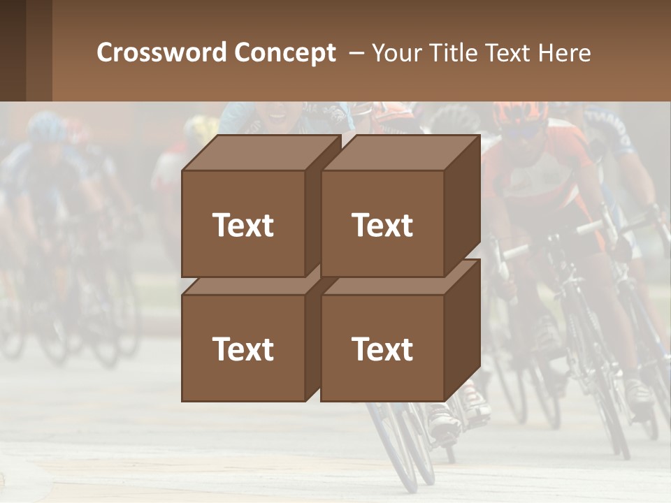 Trail Race Fun PowerPoint Template