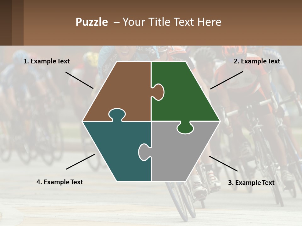 Trail Race Fun PowerPoint Template