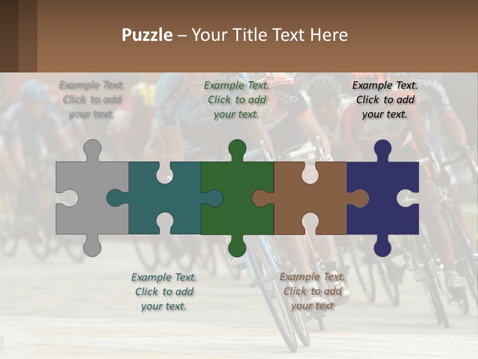 Trail Race Fun PowerPoint Template