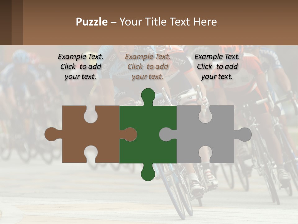 Trail Race Fun PowerPoint Template