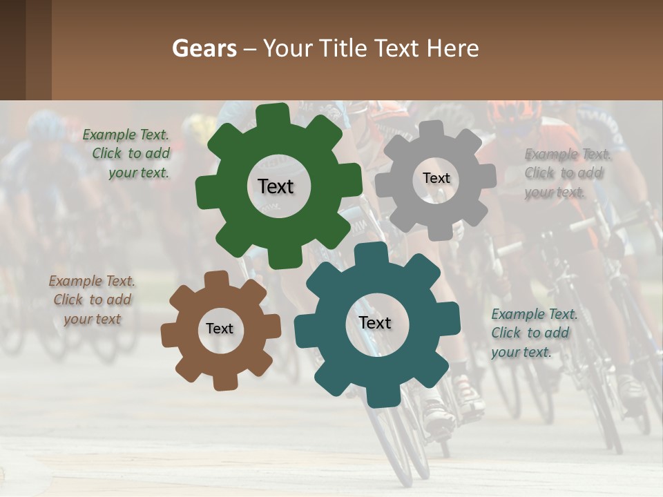 Trail Race Fun PowerPoint Template