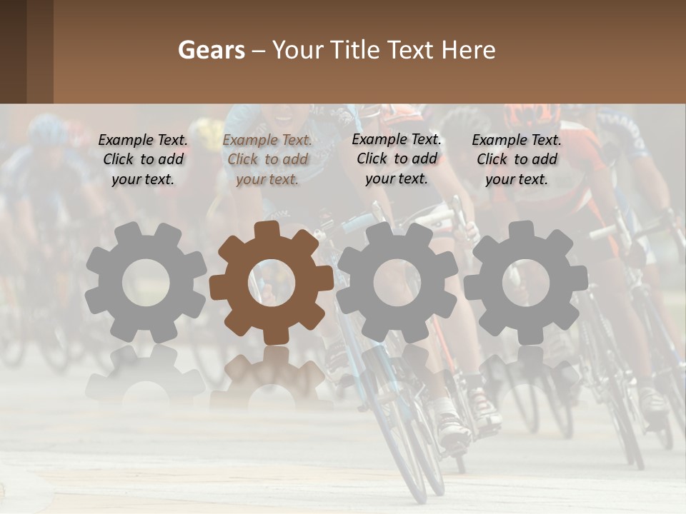 Trail Race Fun PowerPoint Template