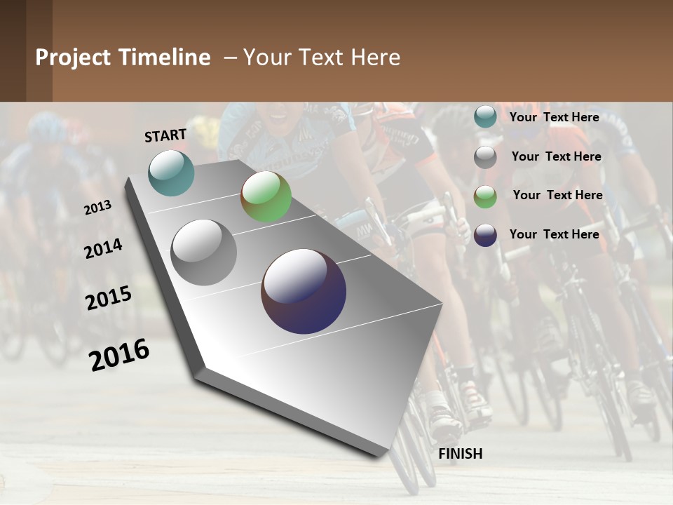 Trail Race Fun PowerPoint Template