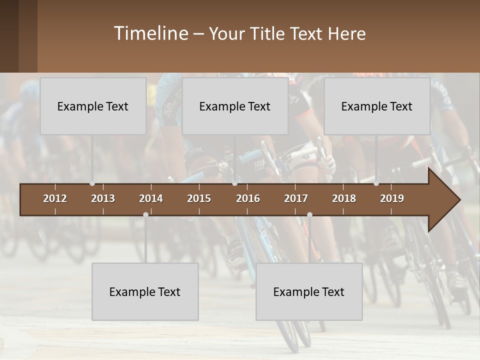 Trail Race Fun PowerPoint Template