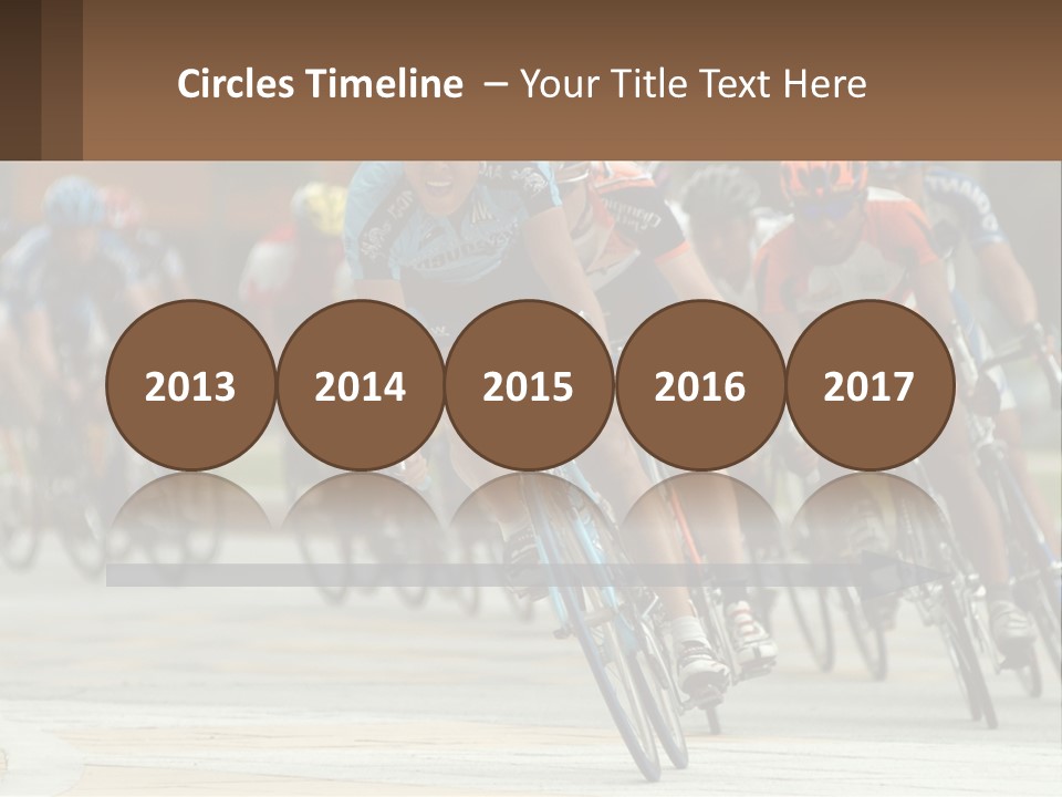 Trail Race Fun PowerPoint Template