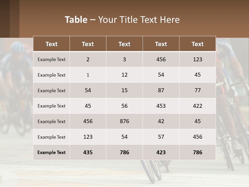 Trail Race Fun PowerPoint Template