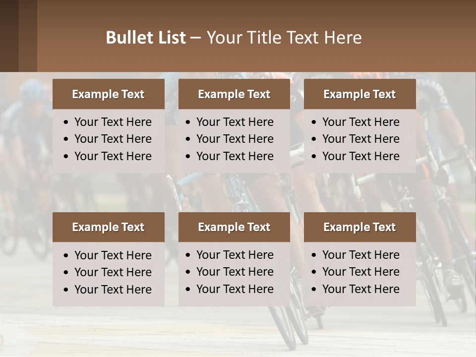 Trail Race Fun PowerPoint Template