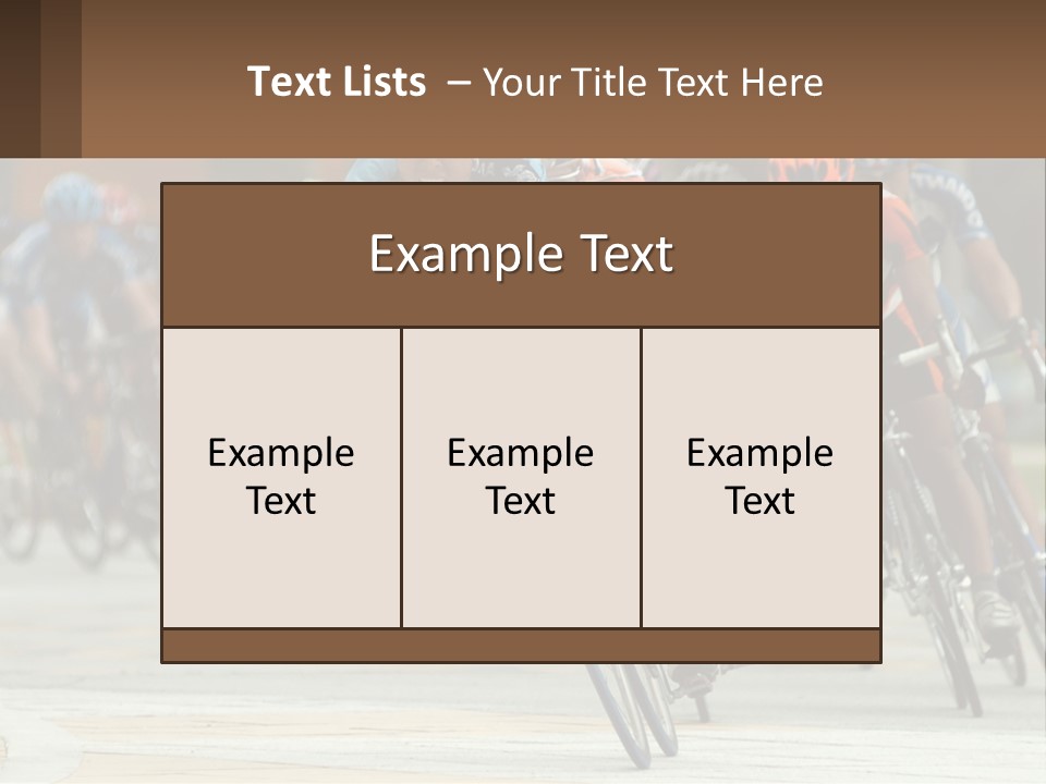 Trail Race Fun PowerPoint Template