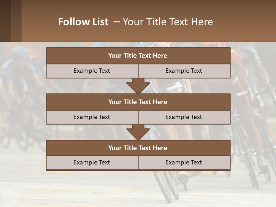 Trail Race Fun PowerPoint Template