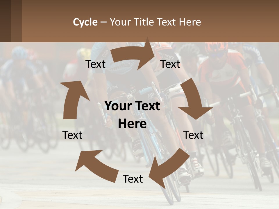 Trail Race Fun PowerPoint Template