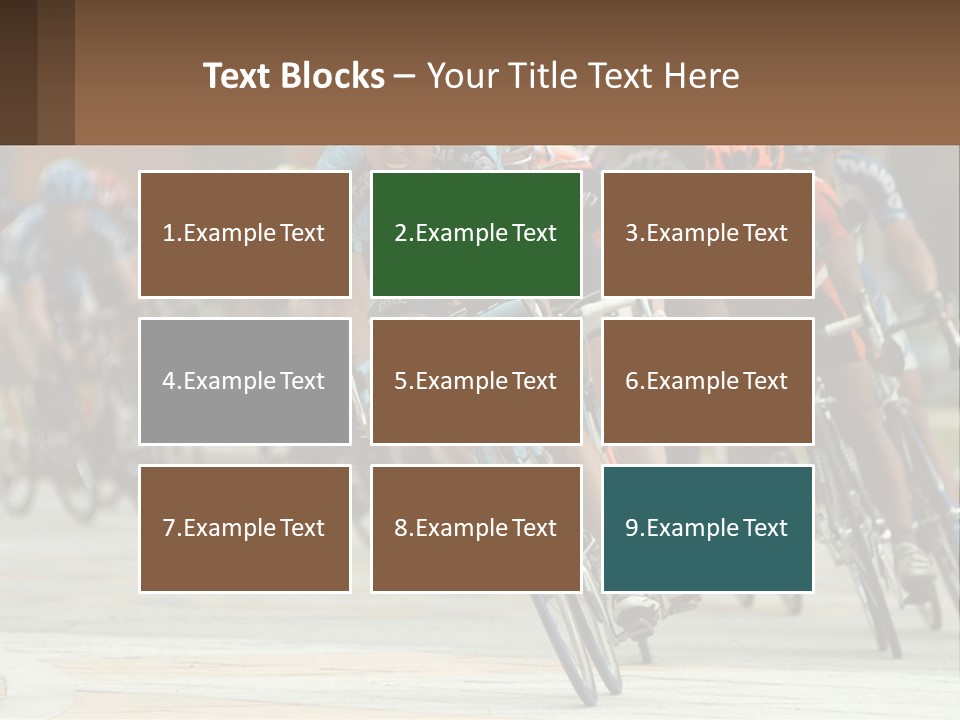 Trail Race Fun PowerPoint Template