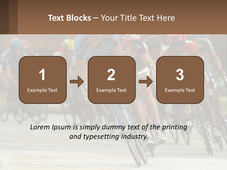 Trail Race Fun PowerPoint Template