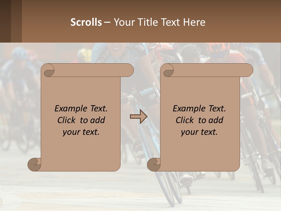 Trail Race Fun PowerPoint Template