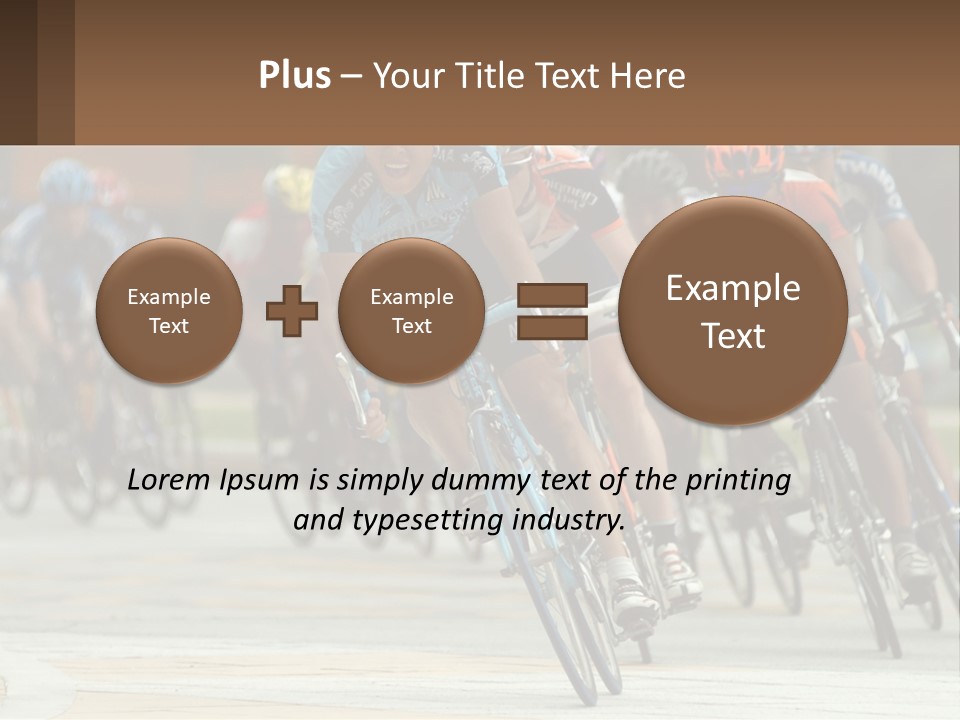 Trail Race Fun PowerPoint Template
