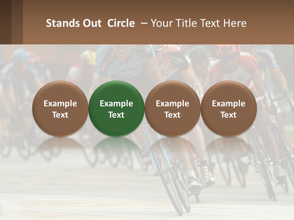 Trail Race Fun PowerPoint Template