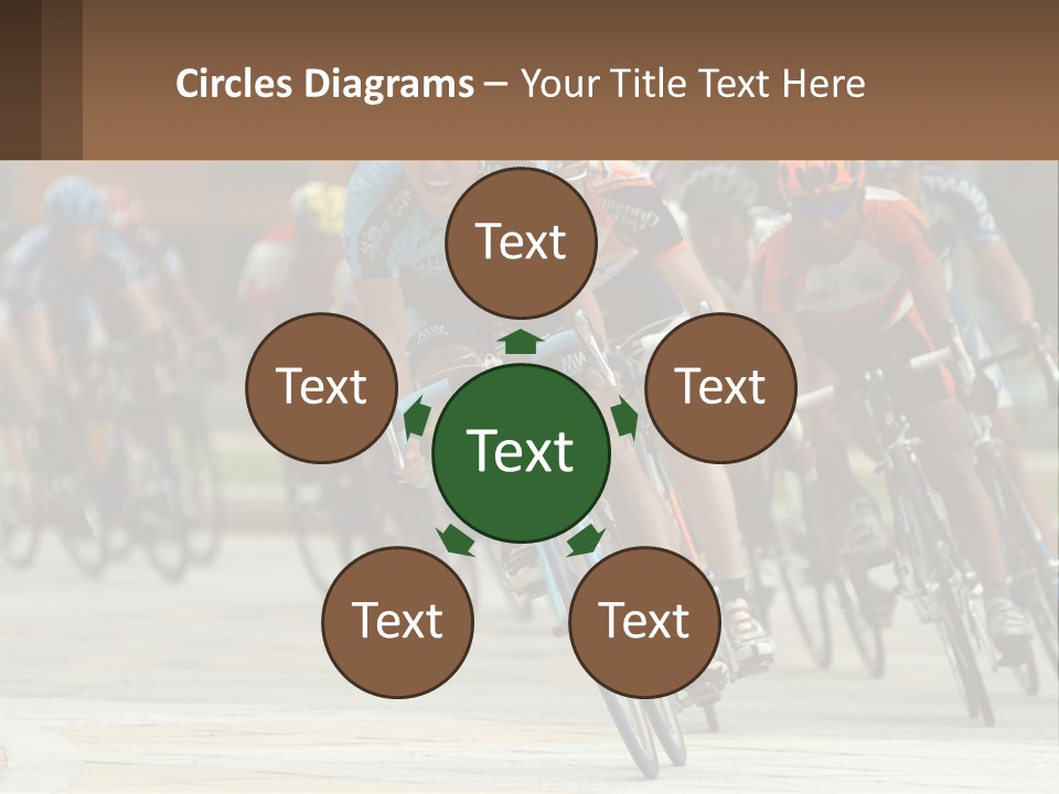 Trail Race Fun PowerPoint Template