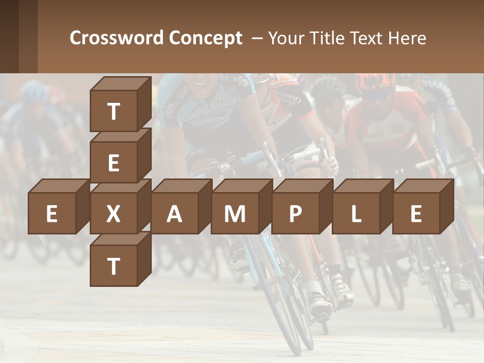 Trail Race Fun PowerPoint Template