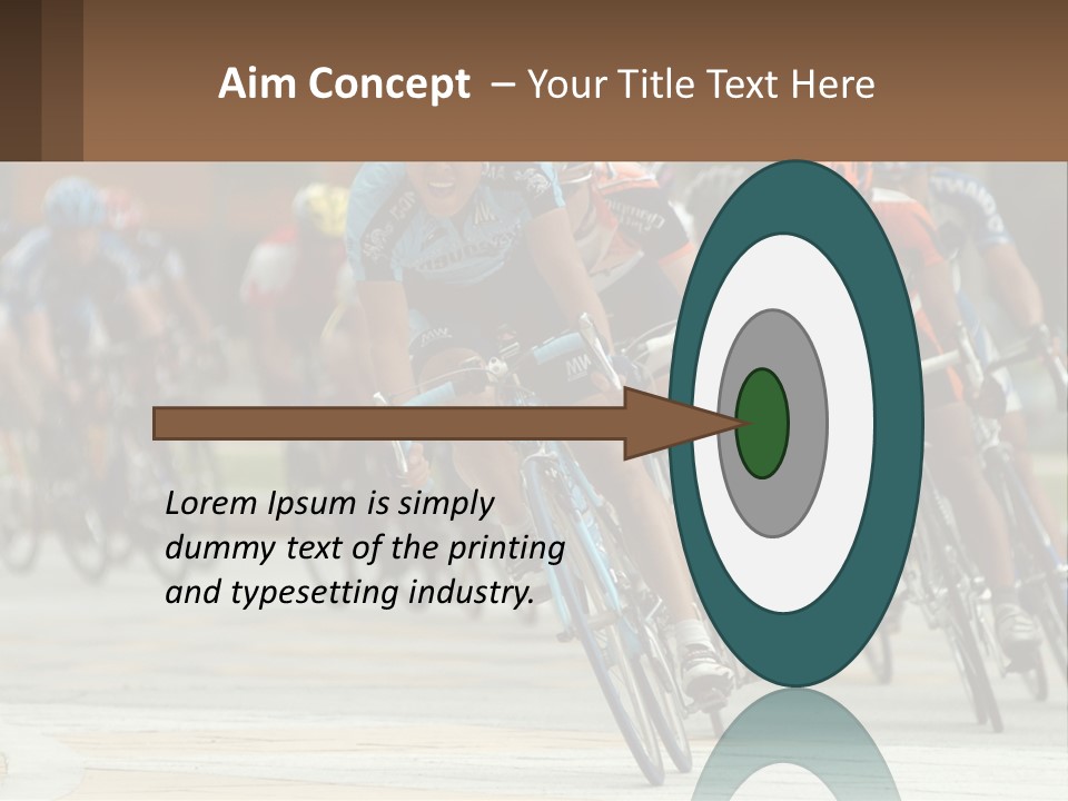 Trail Race Fun PowerPoint Template