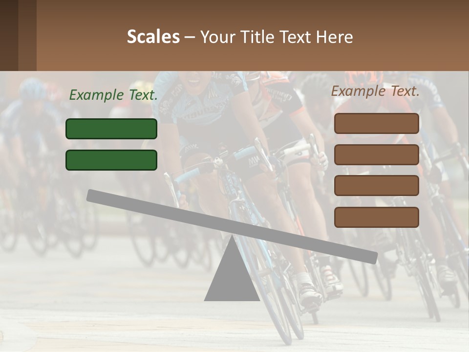 Trail Race Fun PowerPoint Template