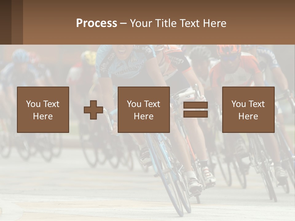 Trail Race Fun PowerPoint Template