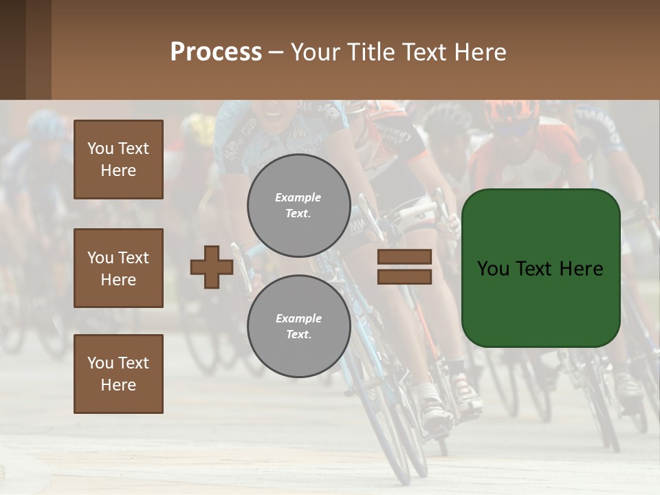 Trail Race Fun PowerPoint Template