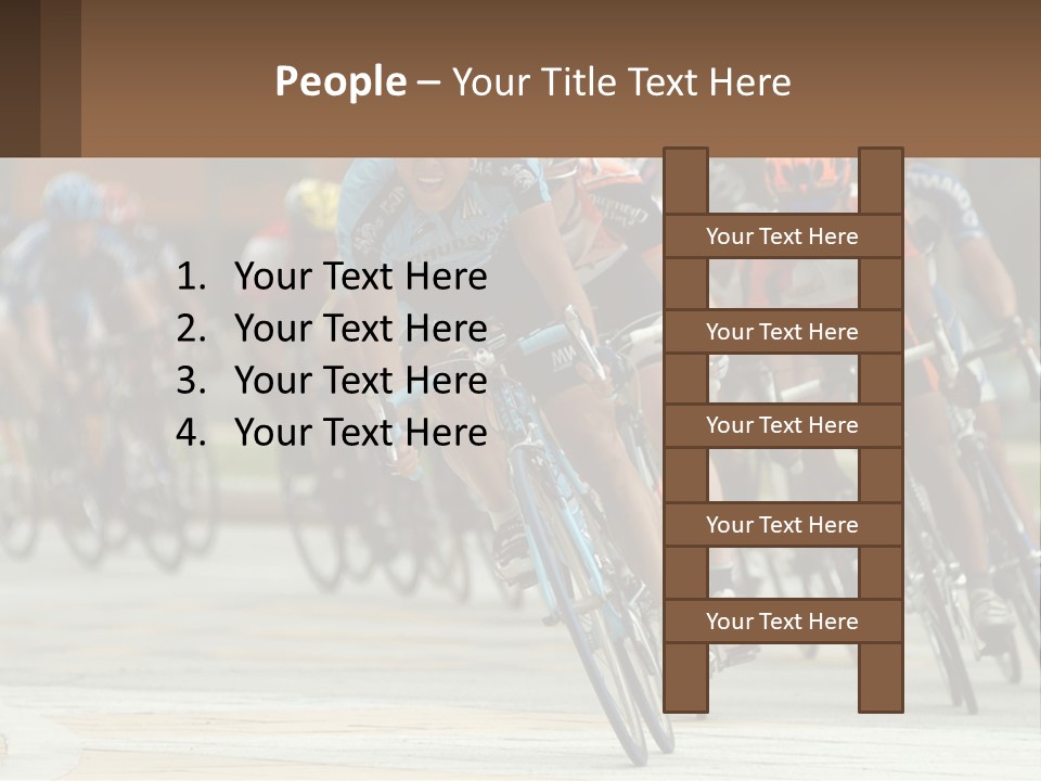 Trail Race Fun PowerPoint Template