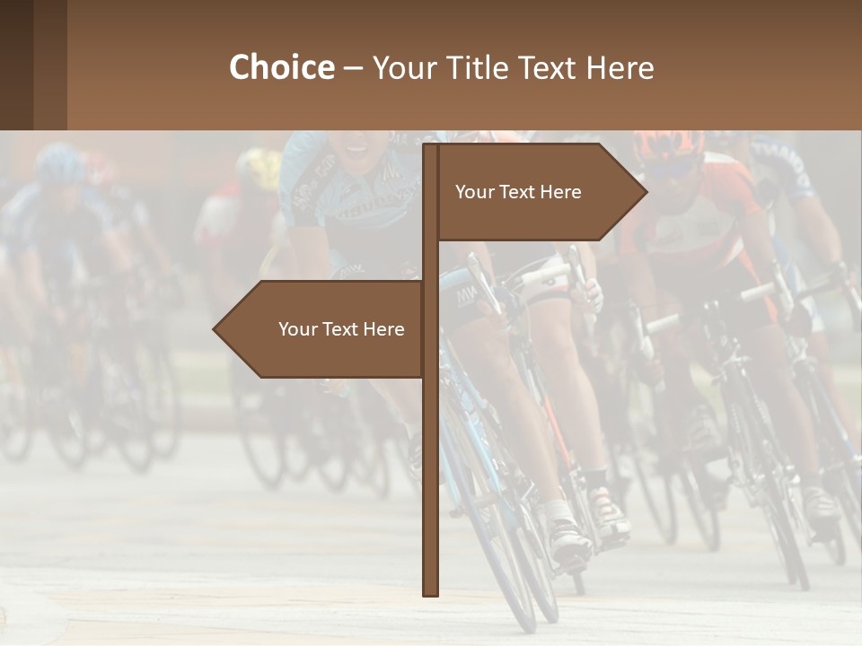 Trail Race Fun PowerPoint Template