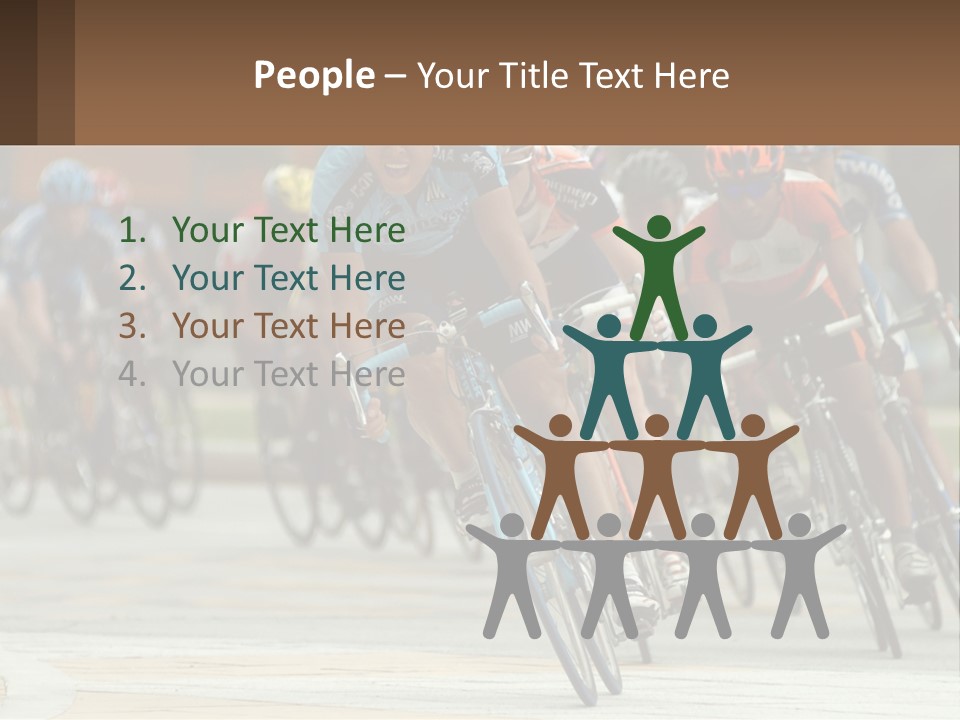 Trail Race Fun PowerPoint Template