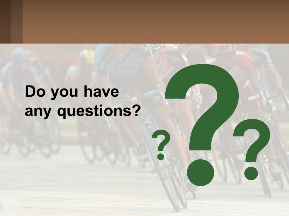 Trail Race Fun PowerPoint Template