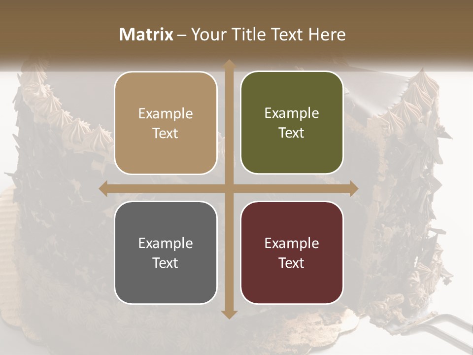 Frosted Cake Decorative PowerPoint Template