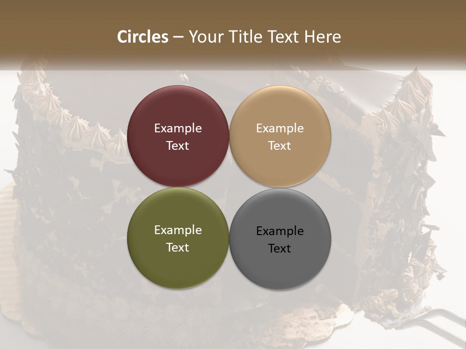 Frosted Cake Decorative PowerPoint Template