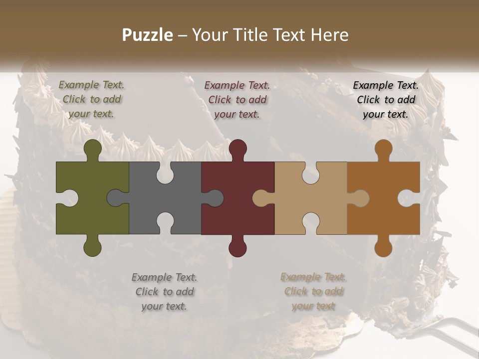 Frosted Cake Decorative PowerPoint Template