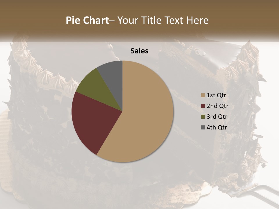 Frosted Cake Decorative PowerPoint Template