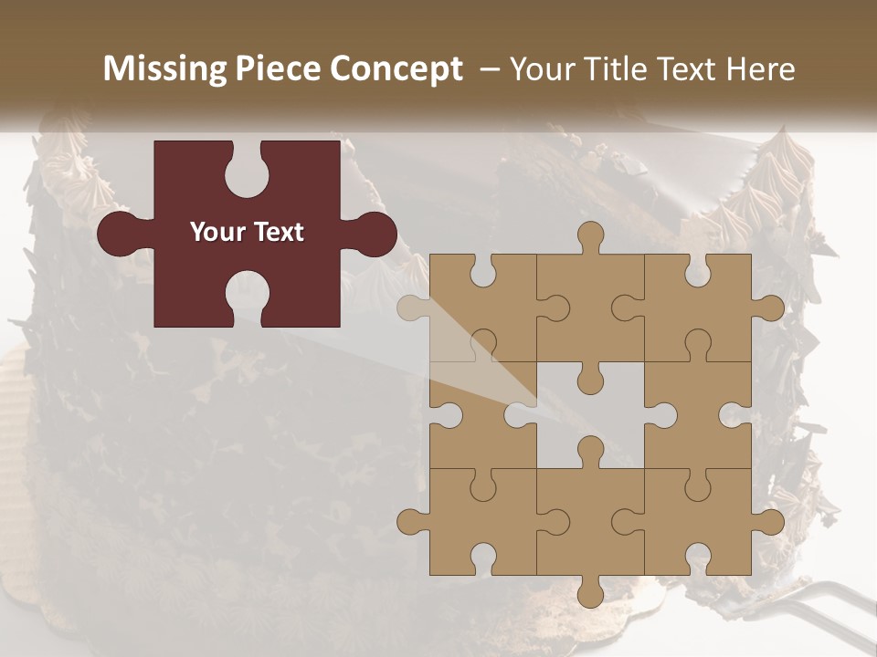 Frosted Cake Decorative PowerPoint Template