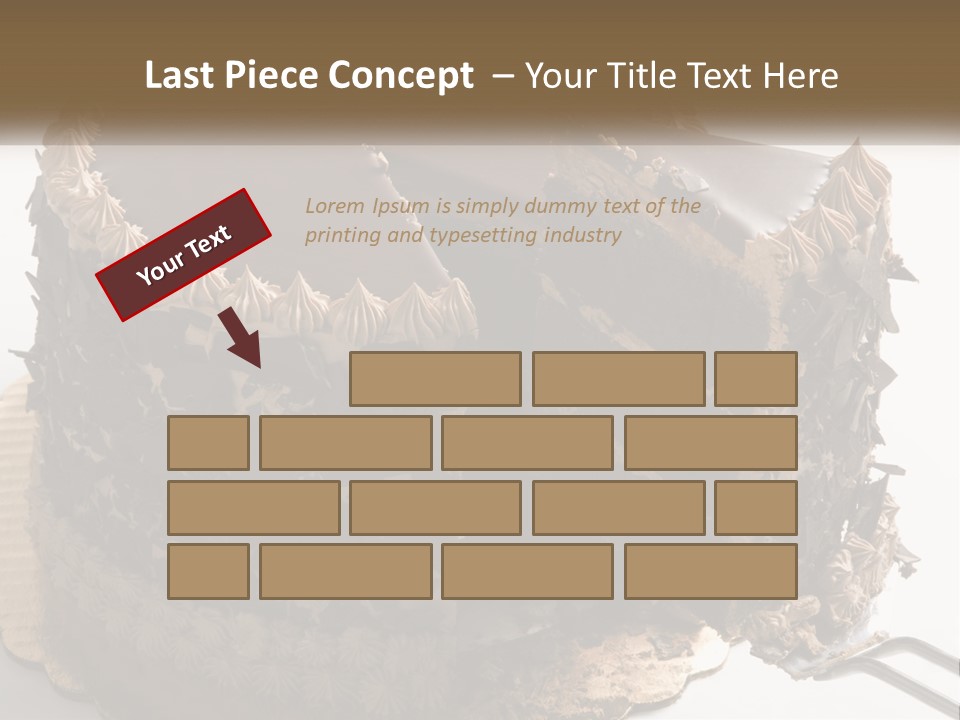 Frosted Cake Decorative PowerPoint Template