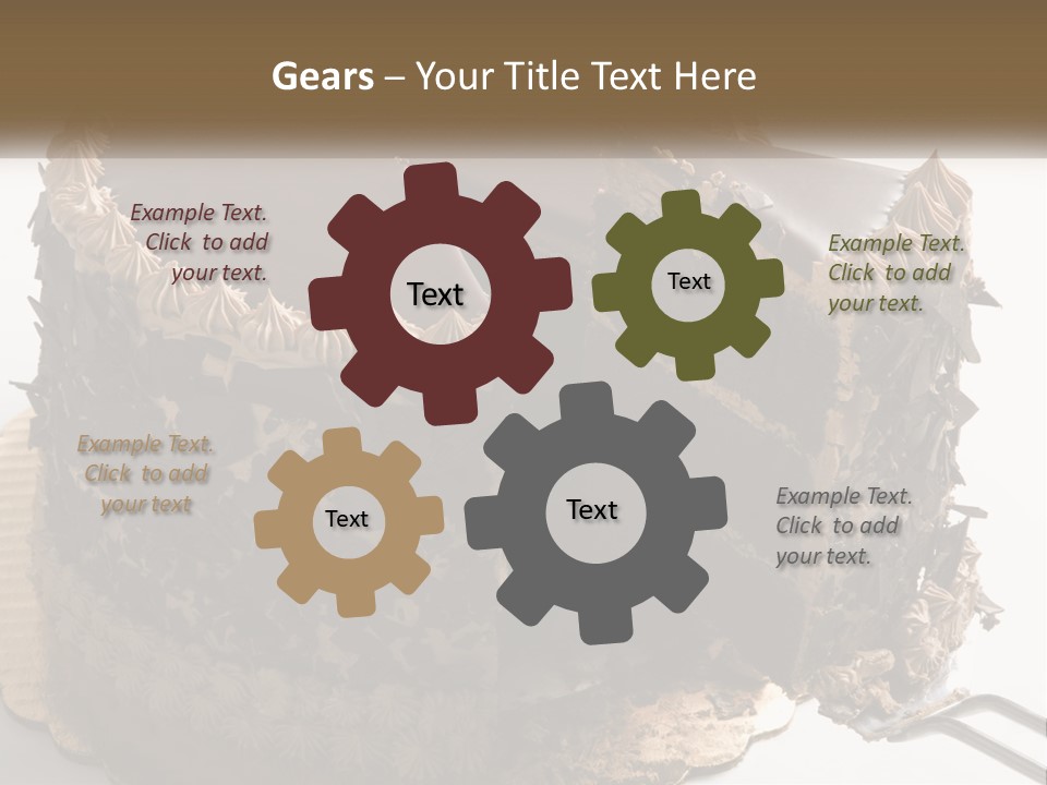 Frosted Cake Decorative PowerPoint Template